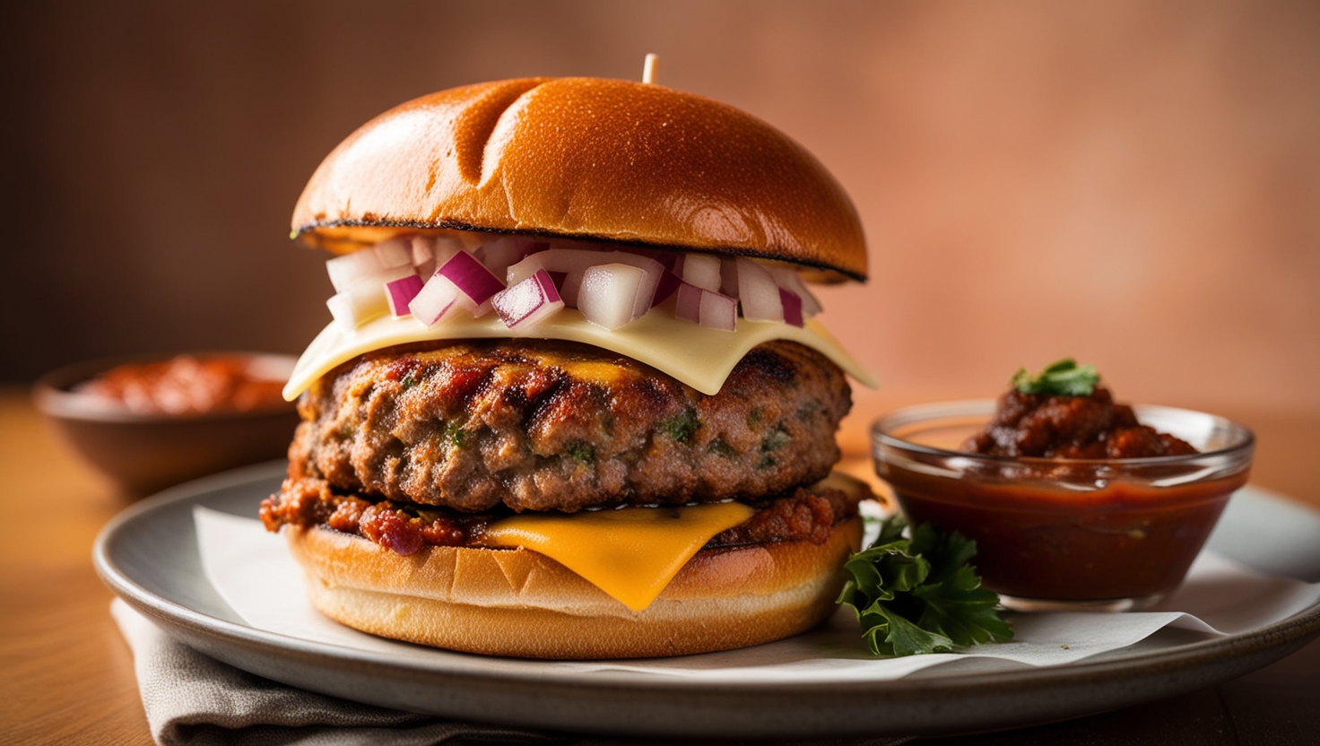 Pljeskavica (Serbian Burger)